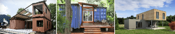 Construire des maisons avec des containers